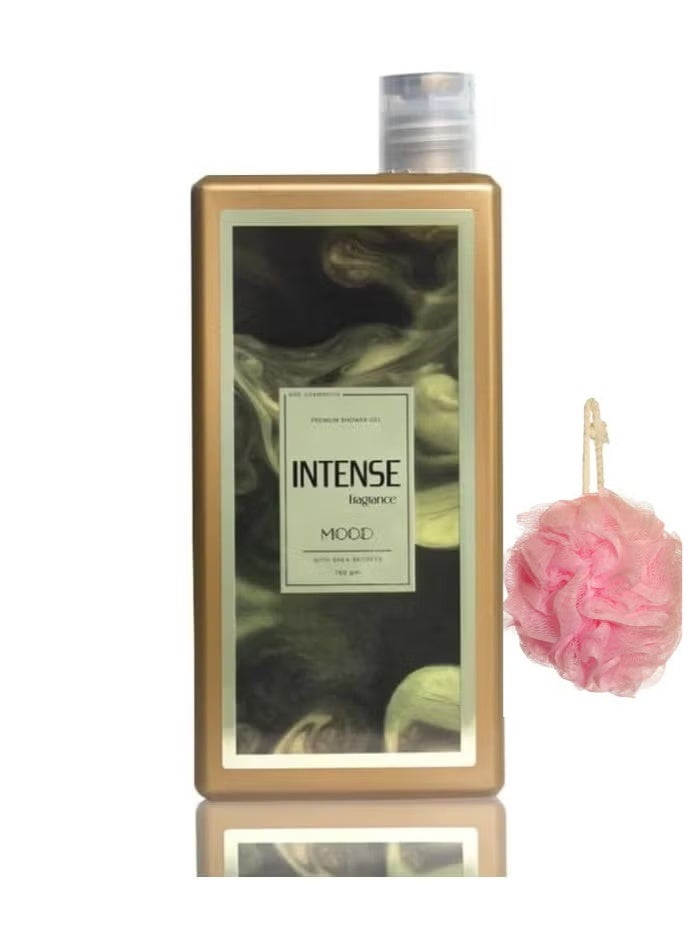 Mood Shower Gel Intense With Shea Secrets - 750 Gm + Lofa Multi Color ( Packaging shape may vary ) - Image 1